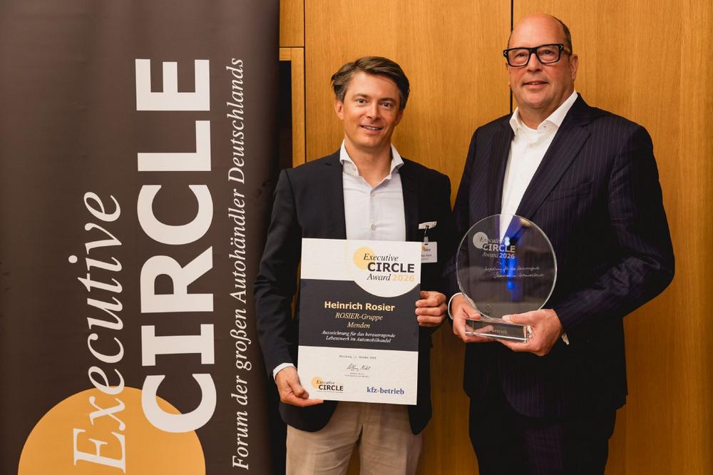 Heinrich Rosier erhält „Executive Circle Award 2026“ für sein Lebenswerk