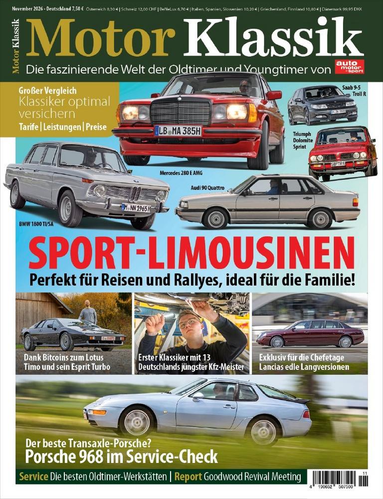 Motor Klassik ermittelt Deutschlands beste Autowerkstätten für klassische Fahrzeuge