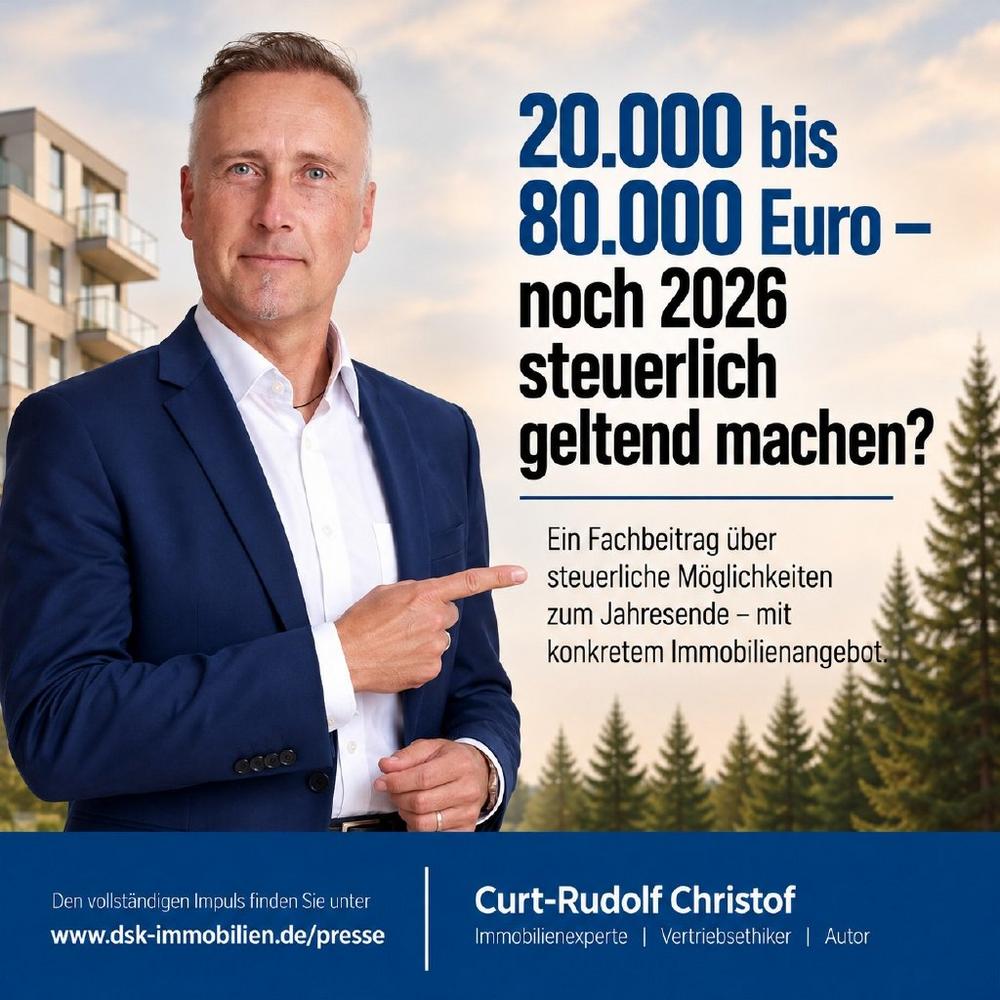 20.000 bis 80.000 Euro – noch 2026 steuerlich geltend machen?