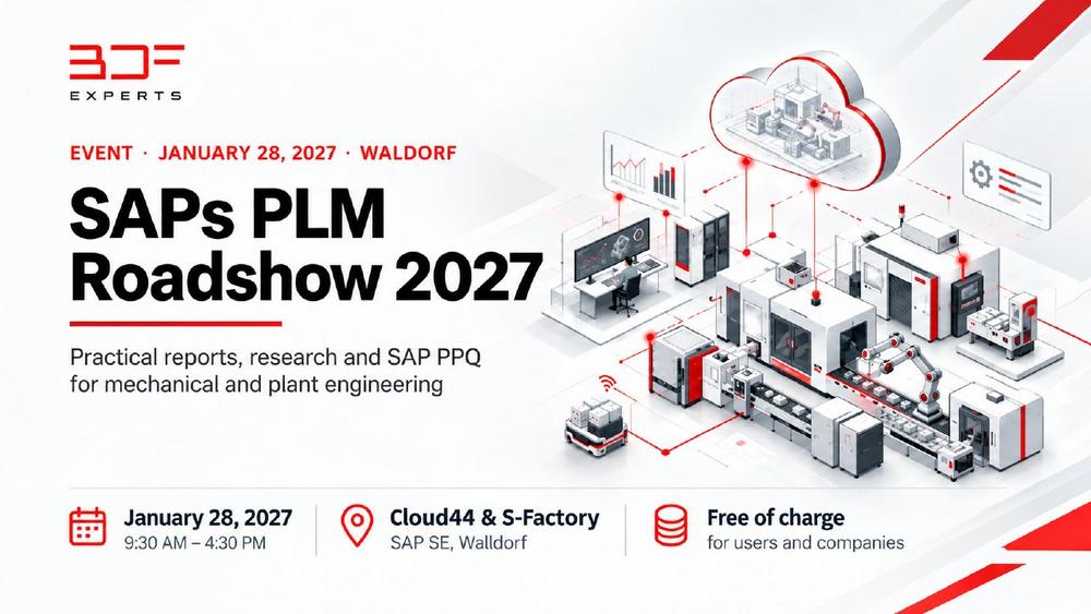 BDF EXPERTS hosts a stop on SAP’s PLM Roadshow 2027